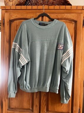 Vintage 80’s Men's light blue Crewneck Sweatshirt